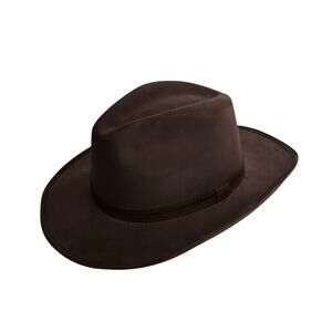 Vintage The Old Beristain Brown Western Cowboy Hat Rodeo Size L